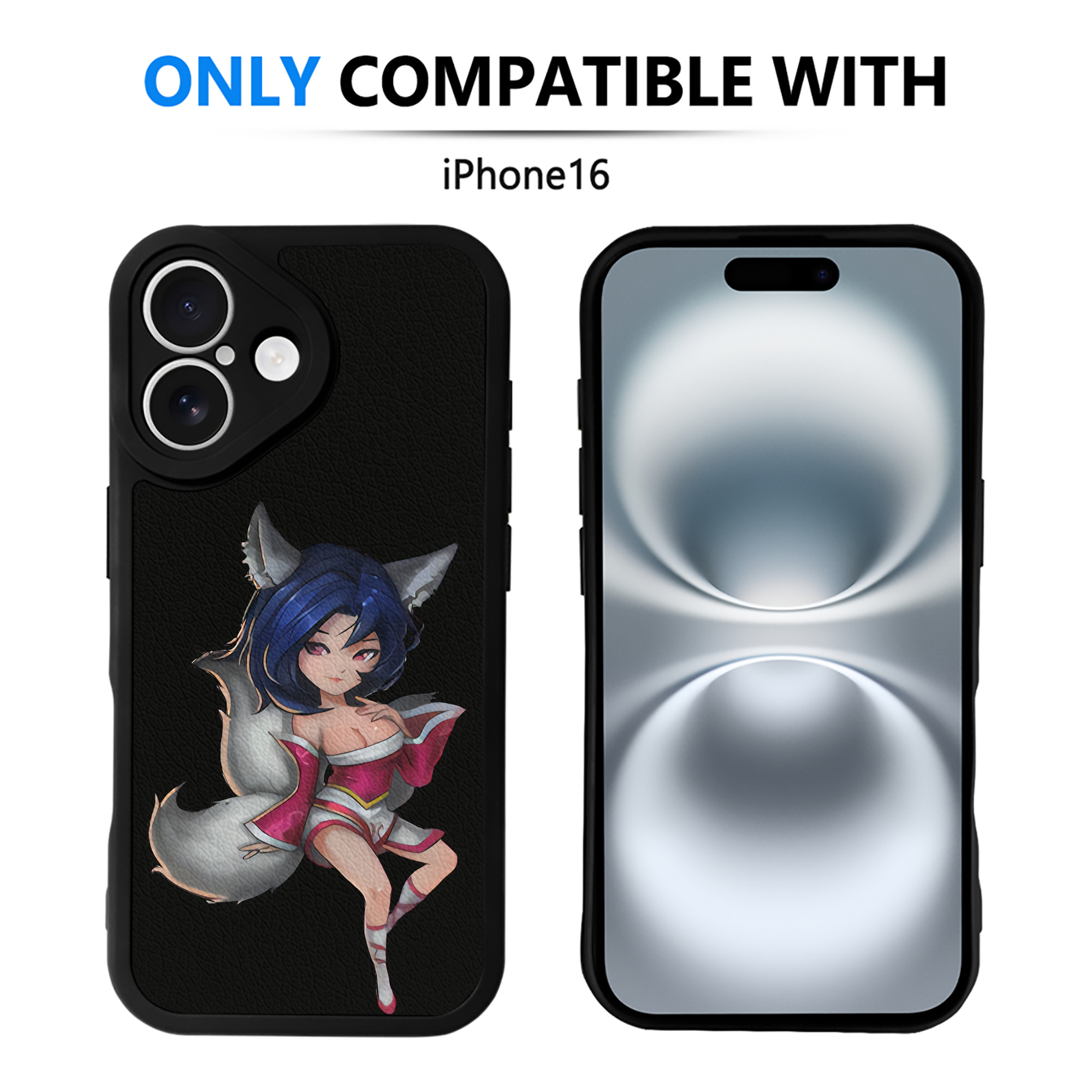 リーグ・オブ・レジェンド League of Legends LOL 【iPhone 16シリーズ対応】シリコンスマホケース（レザー調） 材質：シリコン